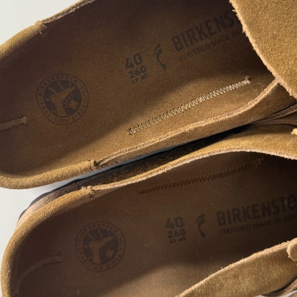 Birkenstock NEW Buckley Suede Clogs in Brown 9 - Picture 8 of 8